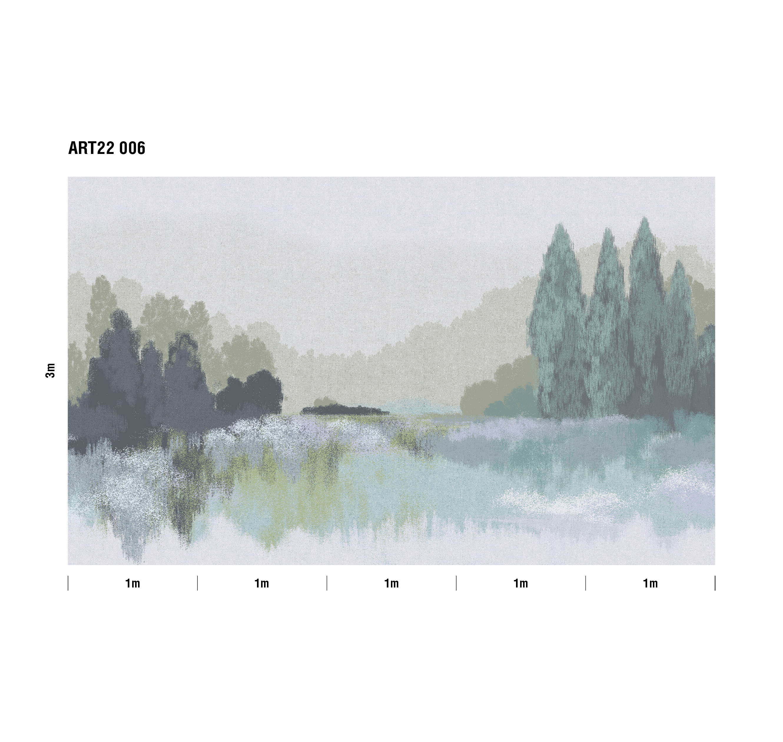 Панно Loymina Пейзаж 2 Амурский лес ART22 006 3×5